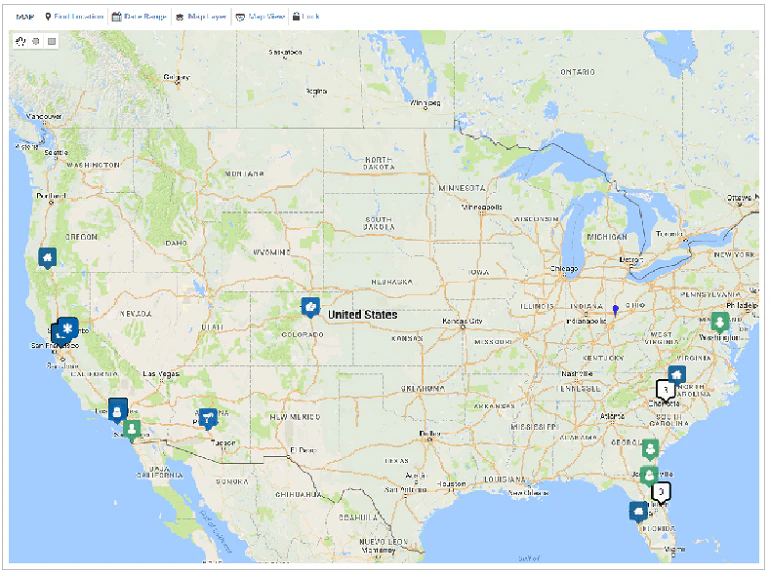 screenshot of Accurint Virtual Crime Center